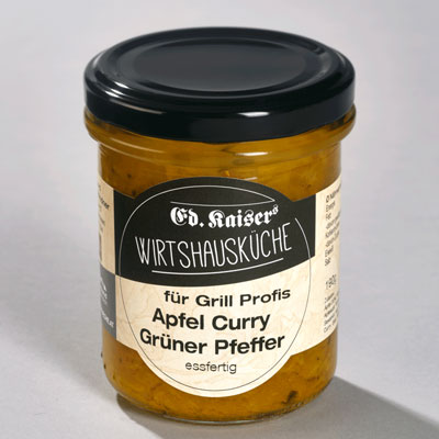 Ed. Kaisers Wirtshausküche Apfel Curry Grüner Pfeffer